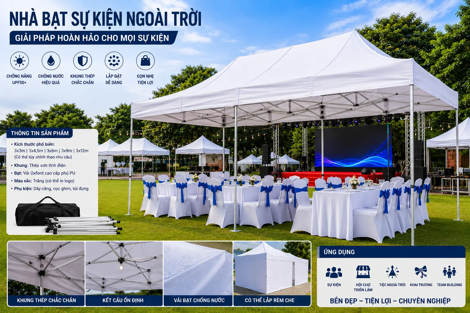 lắp đặt sự kiện ngoài trời